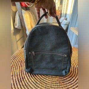 Roots green polyethylene backpack